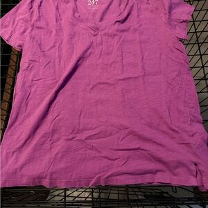 Women's Purple Short Sleeve Tee